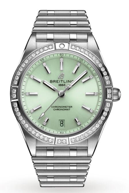 Replica Breitling CHRONOMAT ICE BLUE 36MM A10380591L1A1 Women Watch Replica Breitling CHRONOMAT ICE BLUE 36MM A10380591L1A1 Women Watch